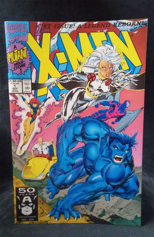 X-Men #1 Storm and Beast Cover 1991 Marvel Comics Comic Book