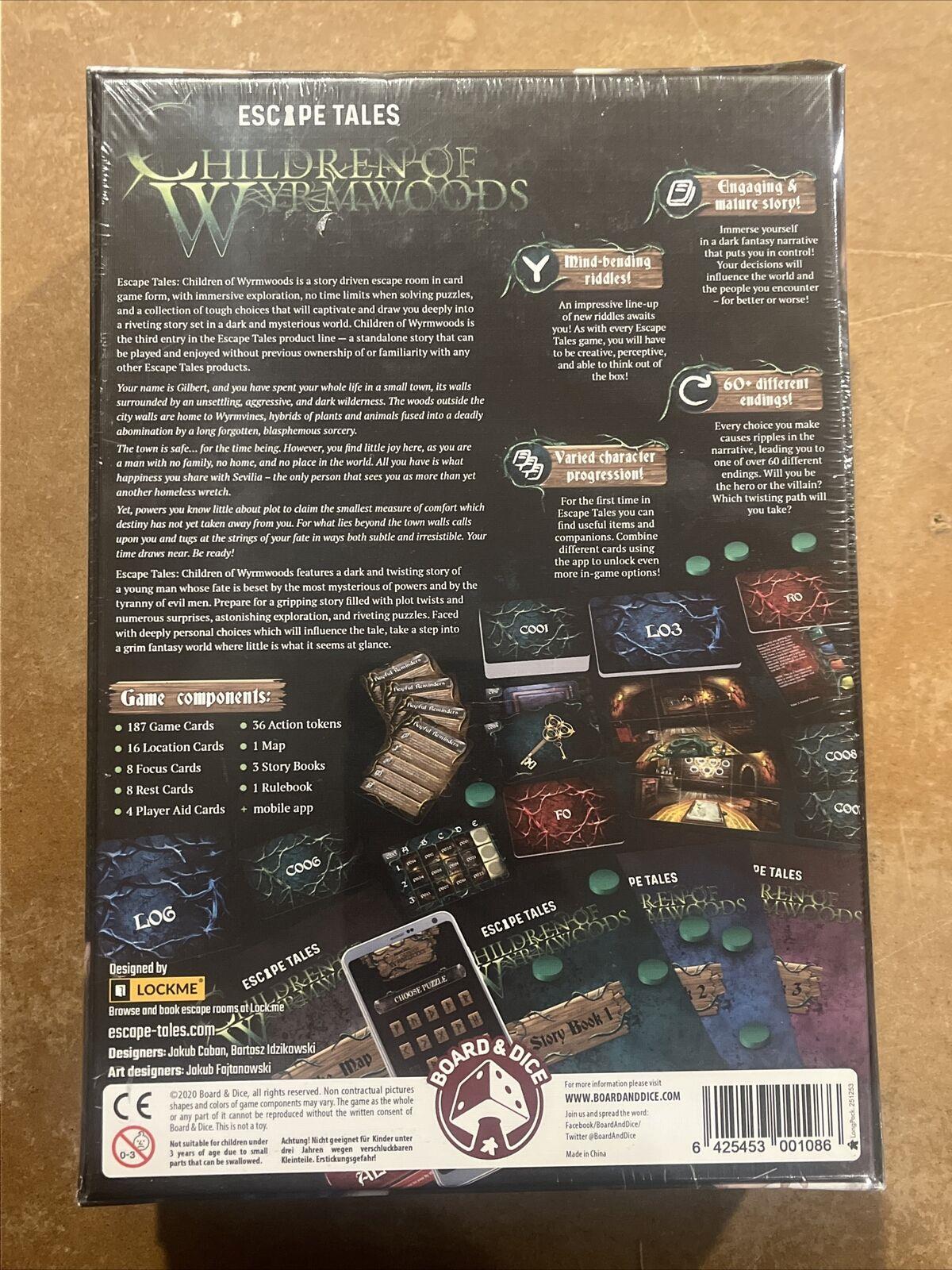 Escape Tales Children of Wyrmwoods Board Game by LockMe