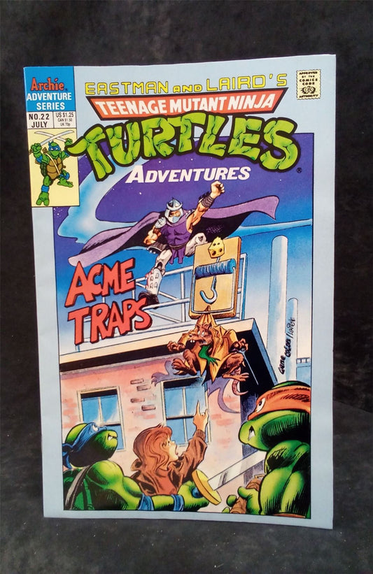 Teenage Mutant Ninja Turtles Adventures #22 1991 archie comics Comic Book