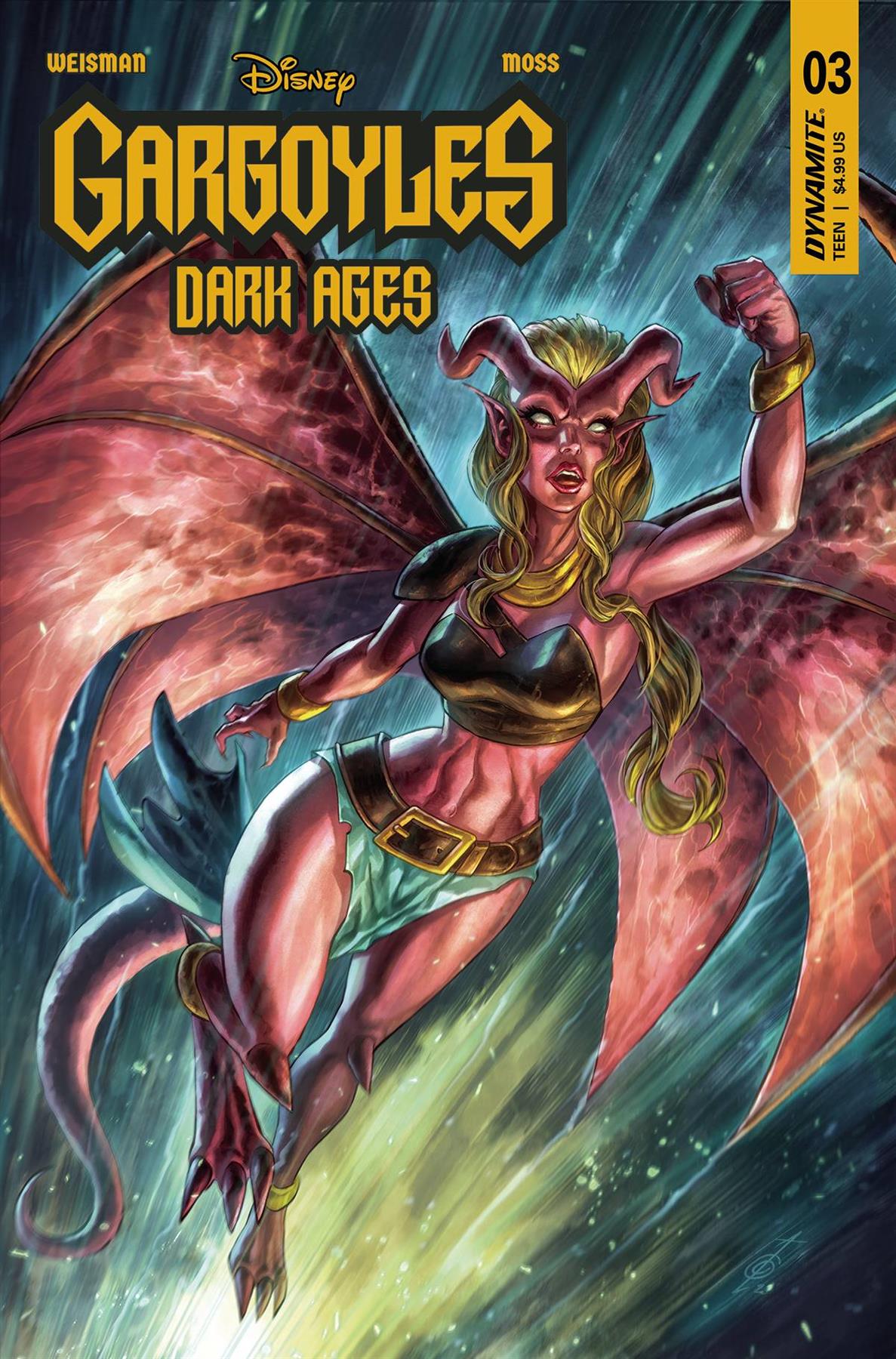 Gargoyles Dark Ages #3 Cvr B Quah Dynamite Comic Book