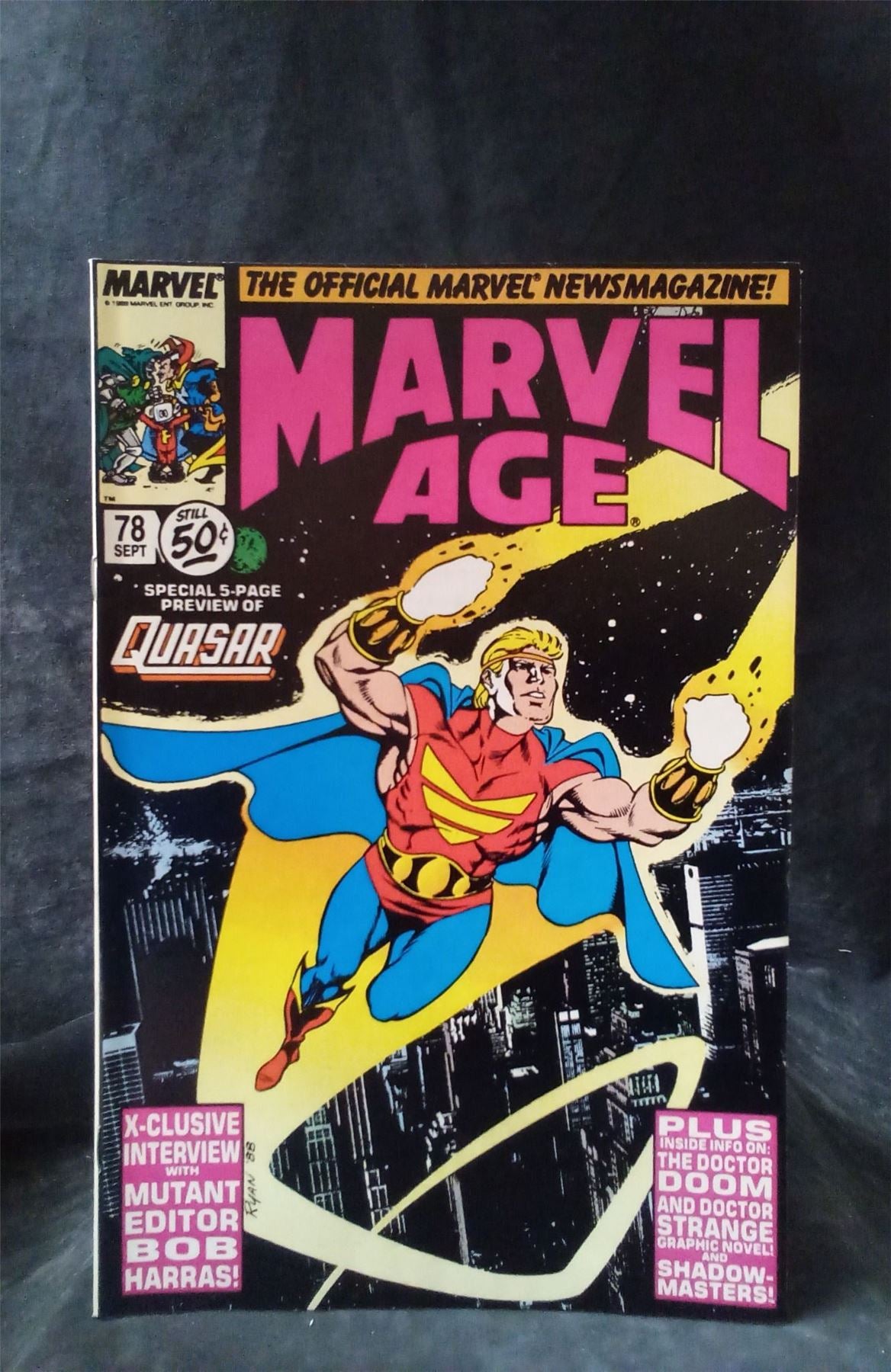 Marvel Age #78 1989 Marvel Comics Comic Book