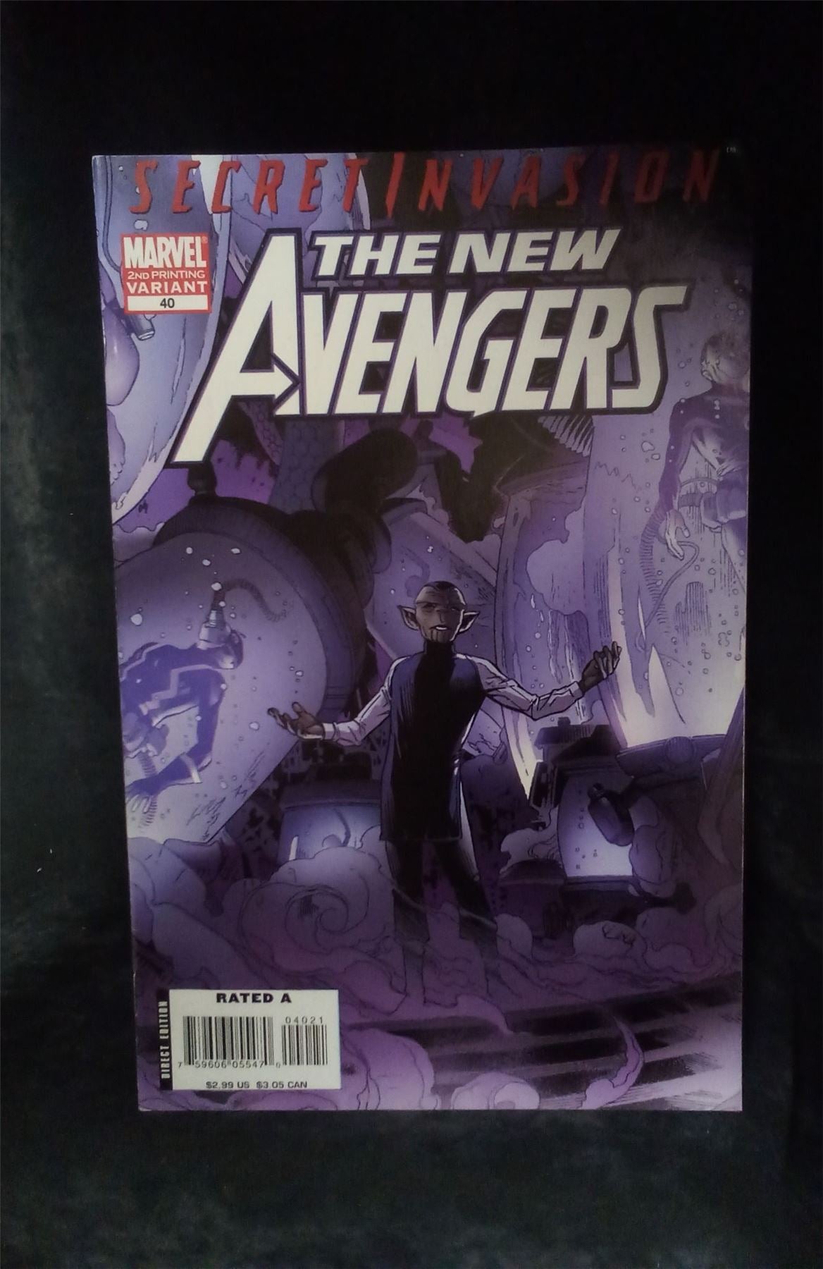 New Avengers #40 Second Print Cover 2008 Marvel Comics Comic Book