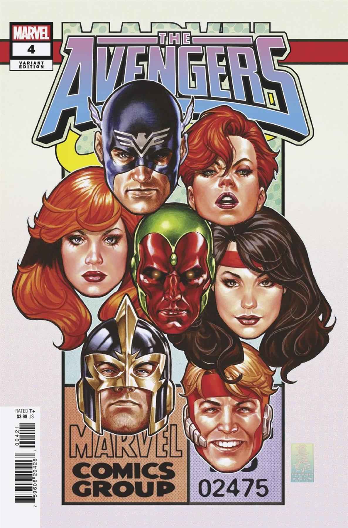 Avengers #4 Mark Brooks Corner Box Var Marvel Prh Comic Book
