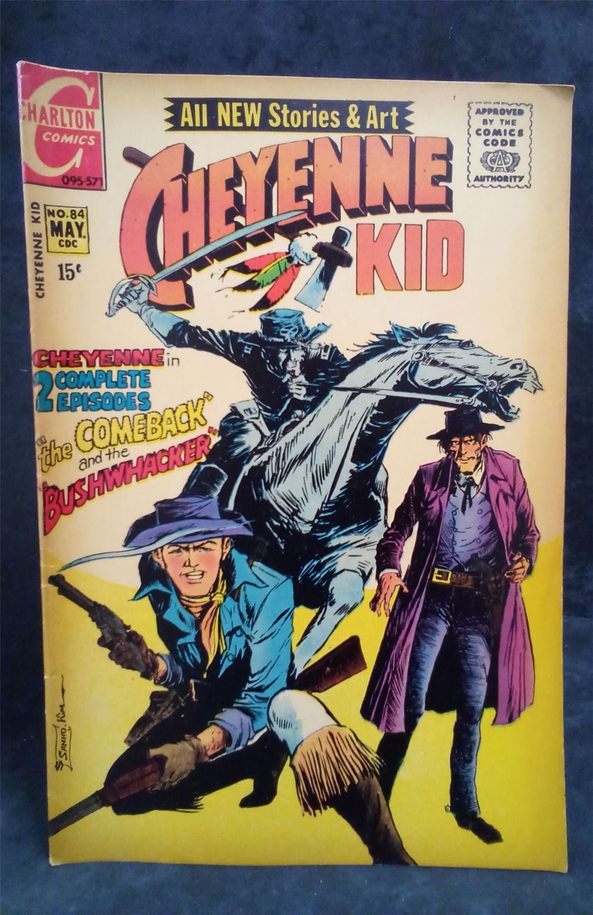 Cheyenne Kid #84 1971 Charlton Comic Book
