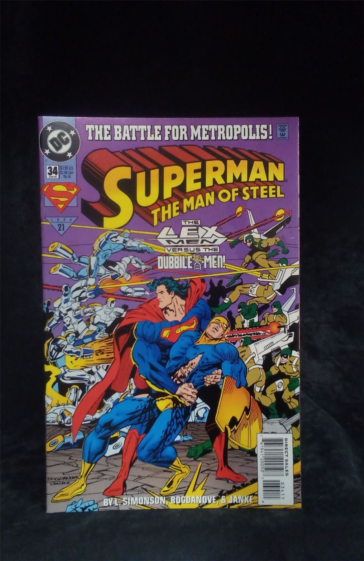 Superman: The Man of Steel #34 1994 DC Comics Comic Book