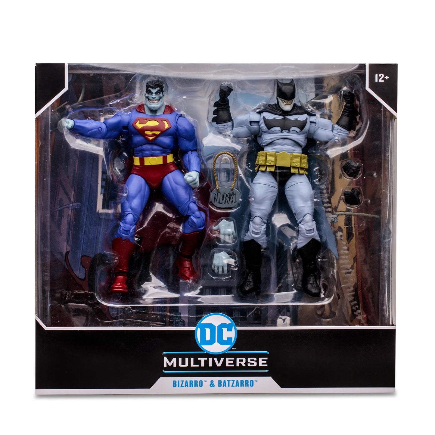 Dc Collector 7in Bizarro & Batzarro Action Figure 2pk McFarlane Toys
