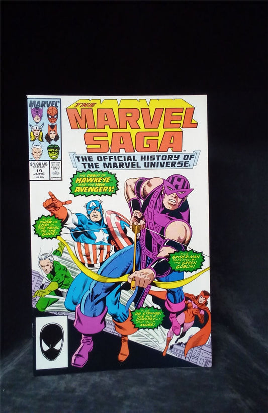 The Marvel Saga The Official History of the Marvel Universe #19 1987 Marvel Comics Comic Book