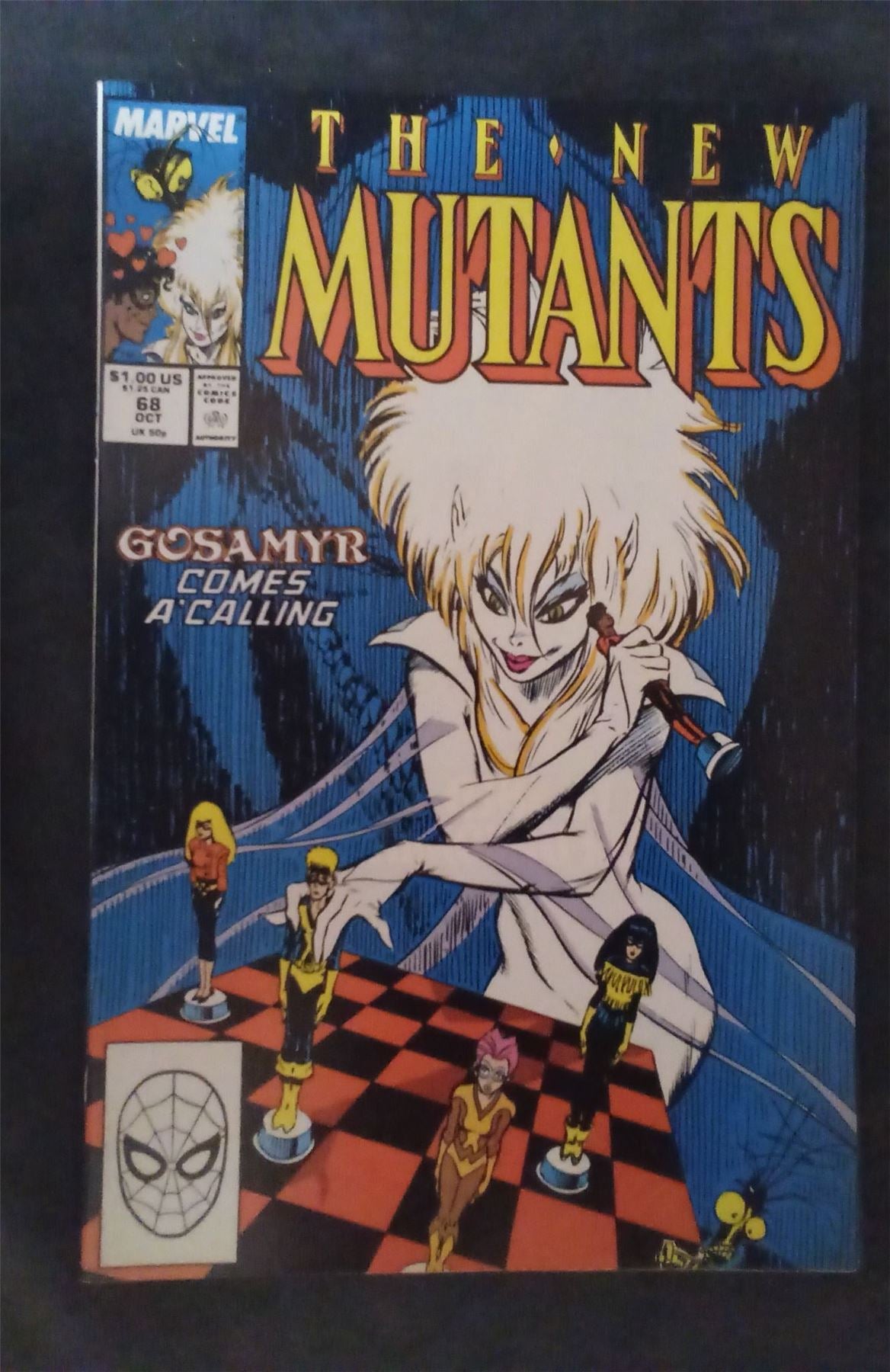 The New Mutants #68 1988 marvel Comic Book