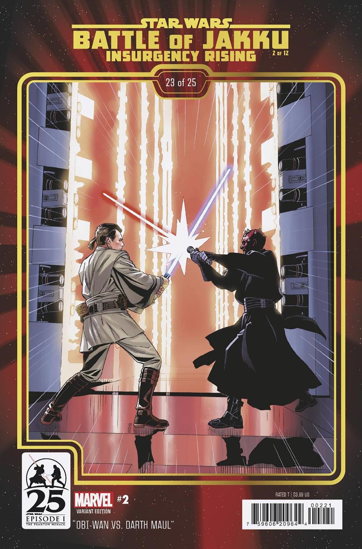 Star Wars Battle Of Jakku Insurgency Rising #2 25th Ann Var Marvel Prh Comic Book 2024