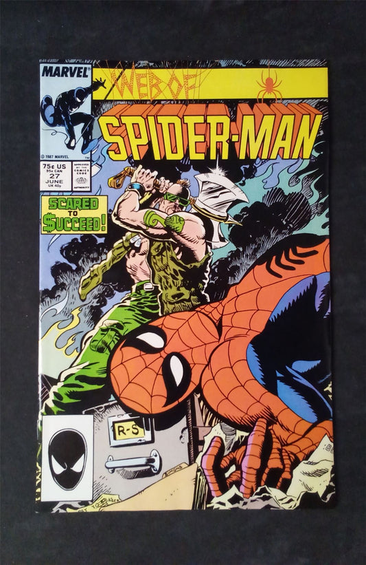 Web of Spider-Man #27 Direct Edition 1987 marvel Comic Book