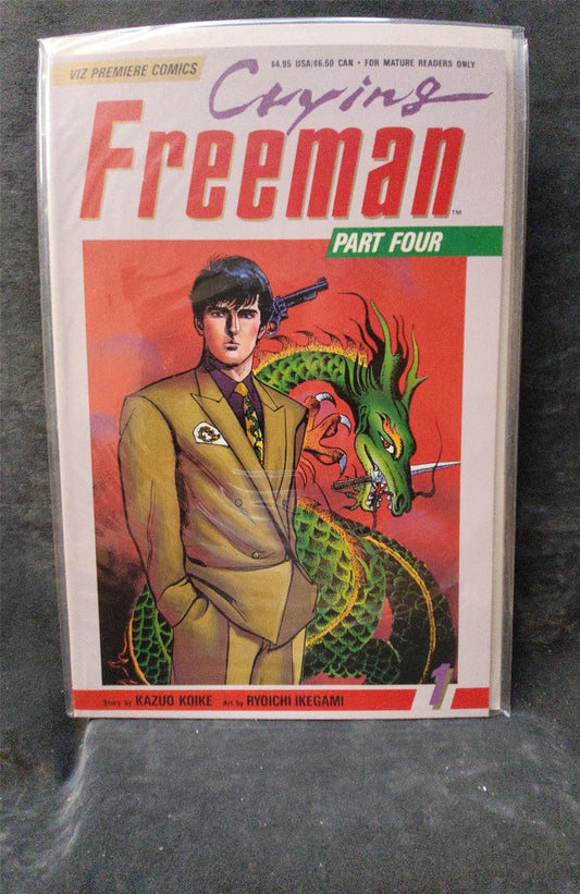 Crying Freeman Part 4 #1 1992 viz Comic Book