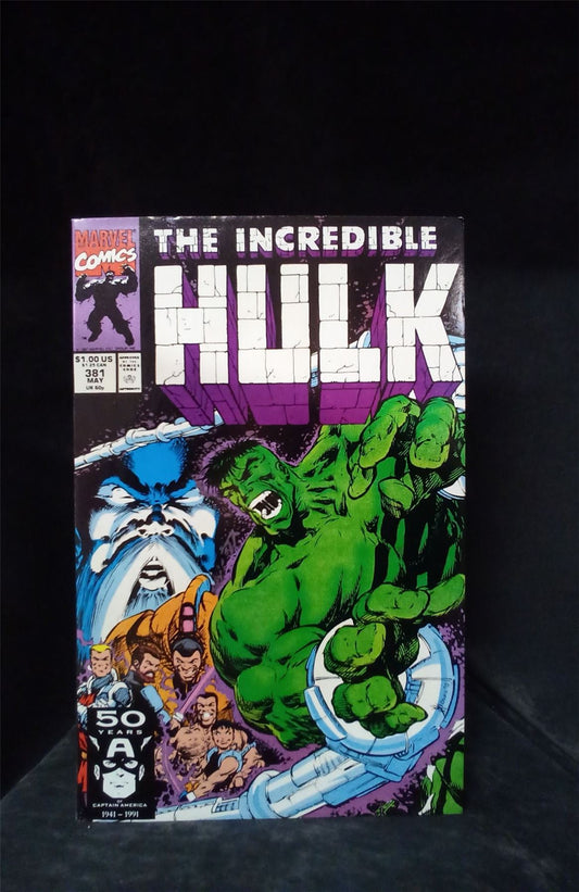 The Incredible Hulk #381 1991 Marvel Comics Comic Book