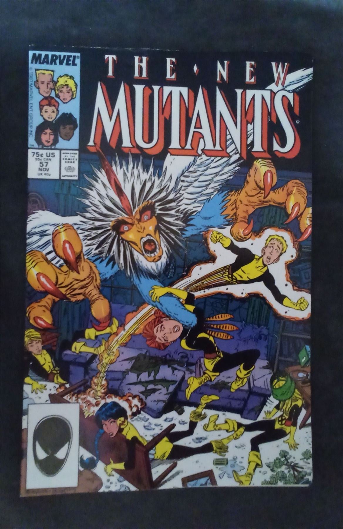 The New Mutants #57 1987 marvel Comic Book