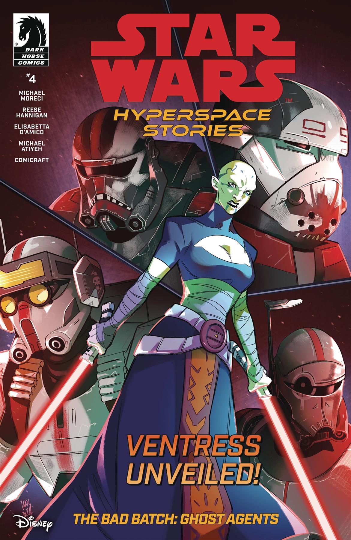 Star Wars Bad Batch Ghost Agents #4 Cvr A Favoccia Cvr A Favoccia Dark Horse Prh Comic Book 2025