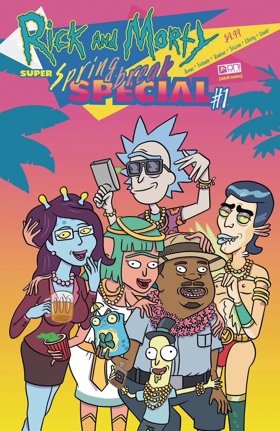 Rick And Morty Super Spring Break Special #1 Cvr A Dean Rankine (mr) Oni Press Comic Book