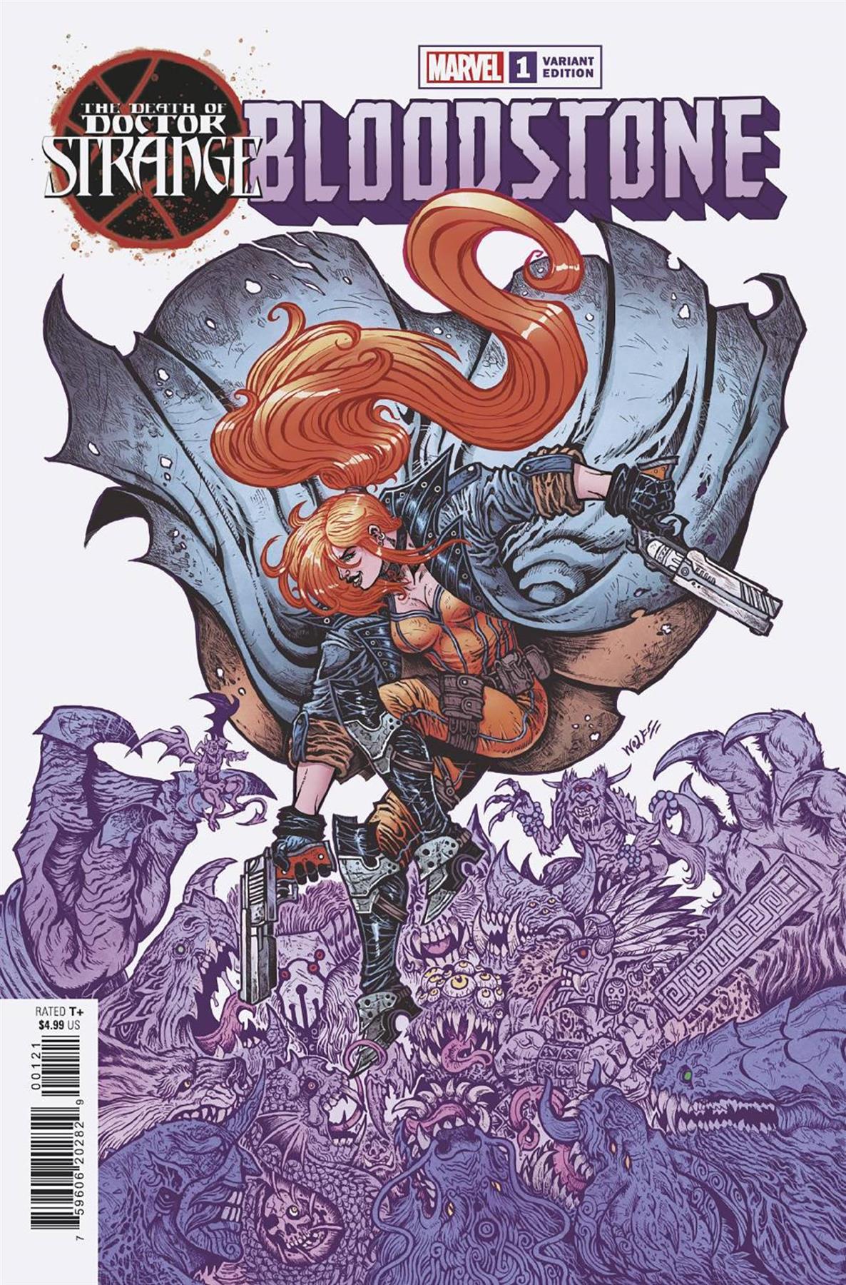 Death Of Doctor Strange Bloodstone #1 Wolf Var () Marvel Prh Comic Book 2022