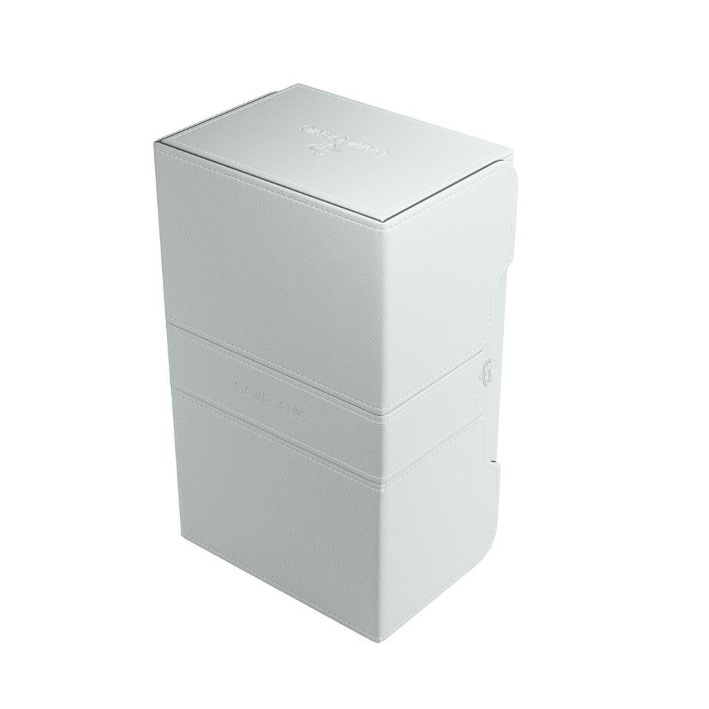 Stronghold Deck Box 200+ White TCG Gamegenic