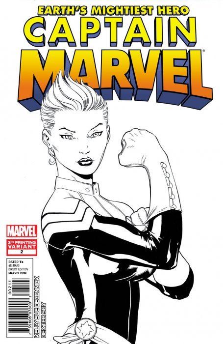 CAPTAIN MARVEL #2 2ND PTG MCGUINNESS VAR Marvel Comics Comic Book