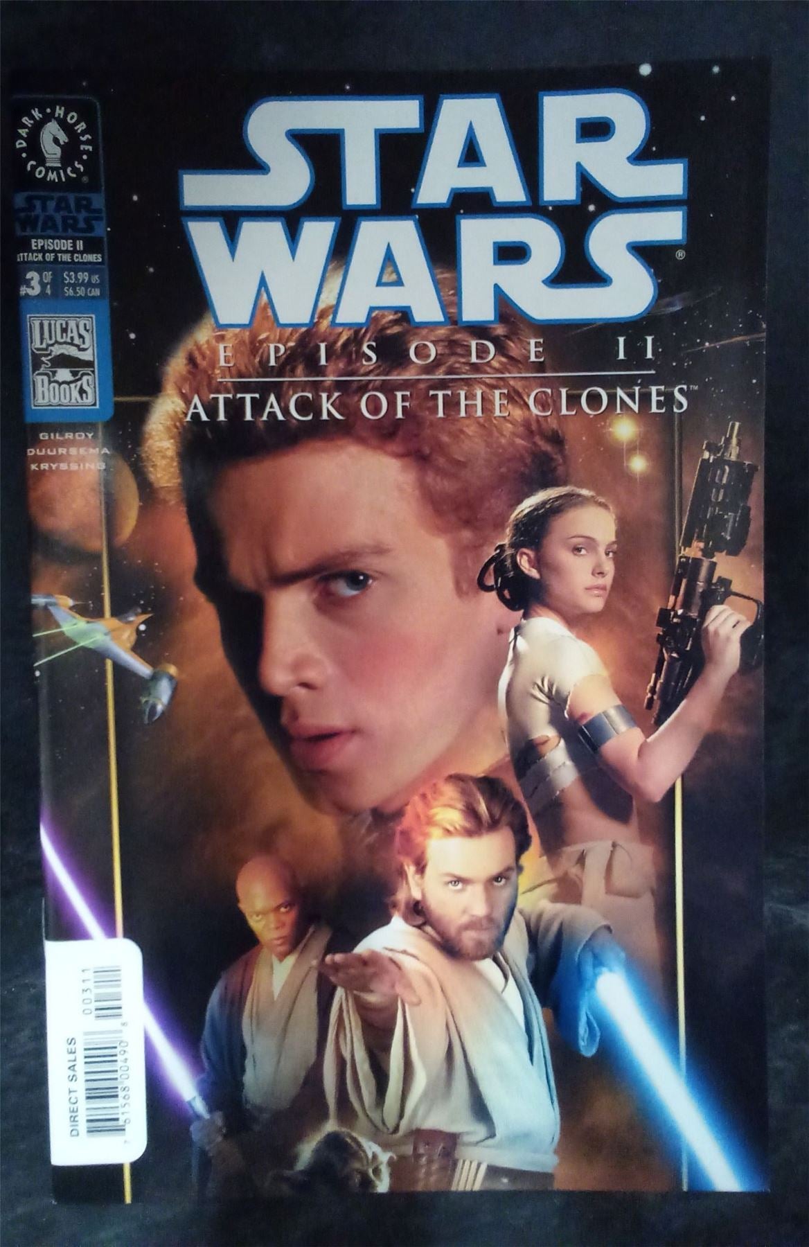 Star Wars: Episode II - Attack of the Clones #3 Variant Cover 2002 Dark Horse Comic Book