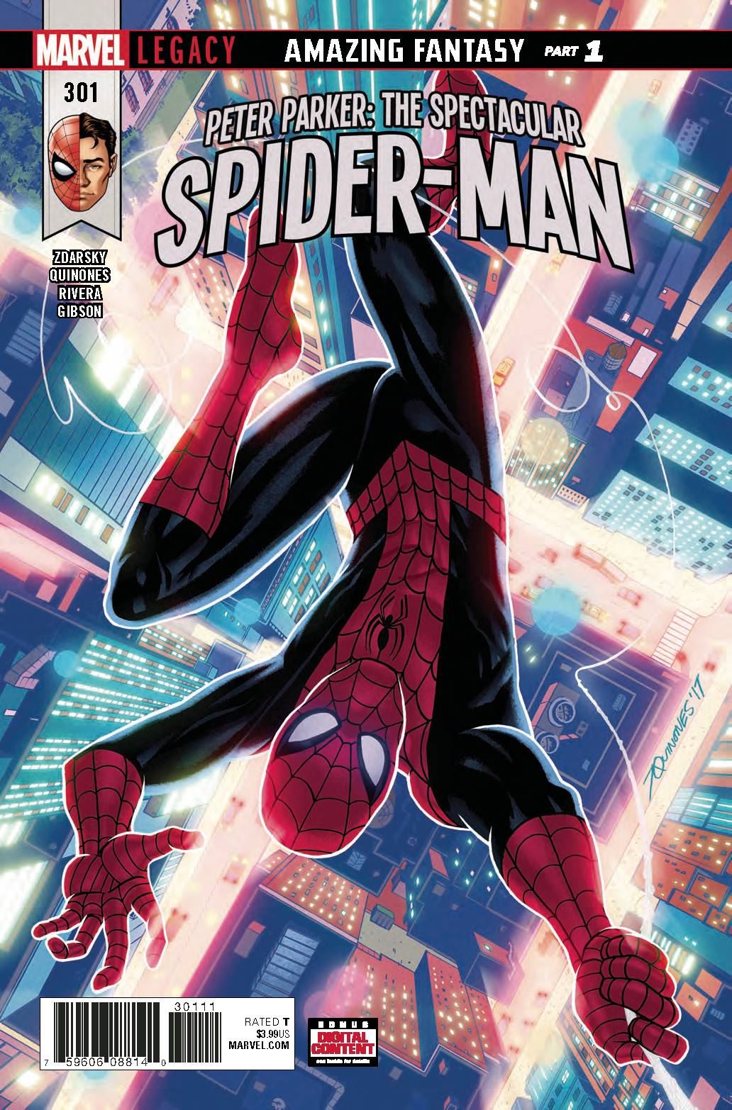 Peter Parker Spectacular Spider-man #301 Leg (Leg) Marvel Comics Comic Book