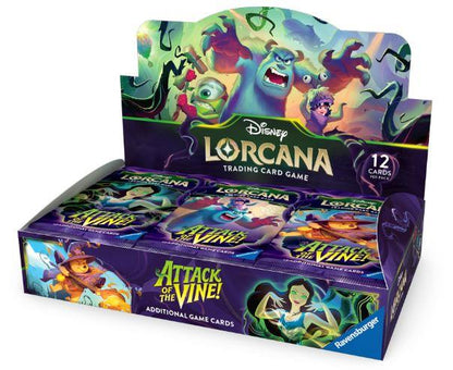 Disney Lorcana Attack of the Vine! Booster Box TCG By Ravensburger