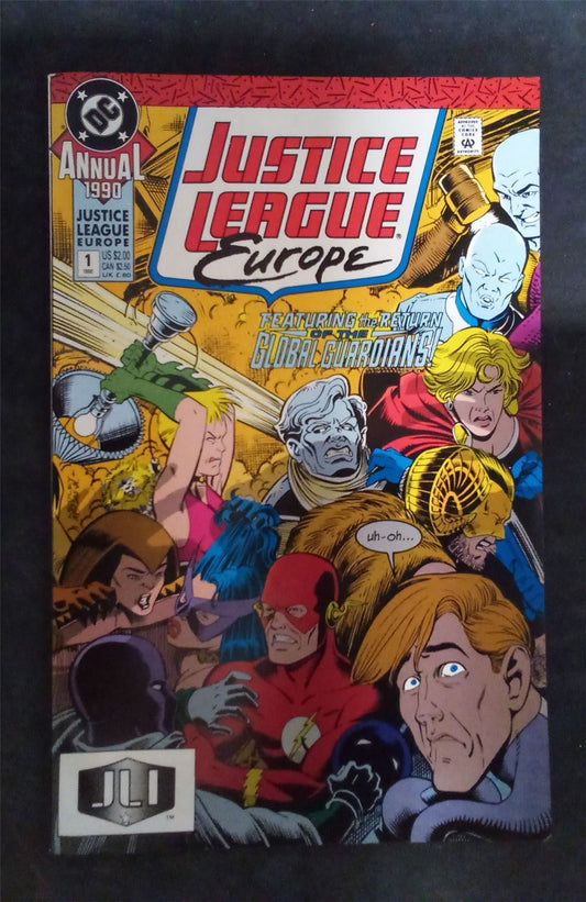 Justice League Europe Annual #1 1990 dc-comics Comic Book
