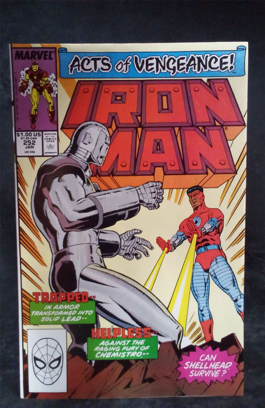 Iron Man #252 Direct Edition 1989 Marvel Comics Comic Book