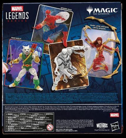 Spider-Man Marvel Legends Series Magic: The Gathering Mary Jane Watson (Iron Spider) 6-Inch Action Figure and Card by Hasbro