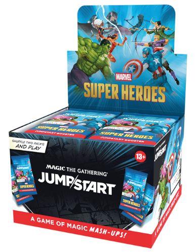 MTG TCG Universes Beyond- Marvel Super Heroes Jumpstart Booster Box By Wizards of the Coast