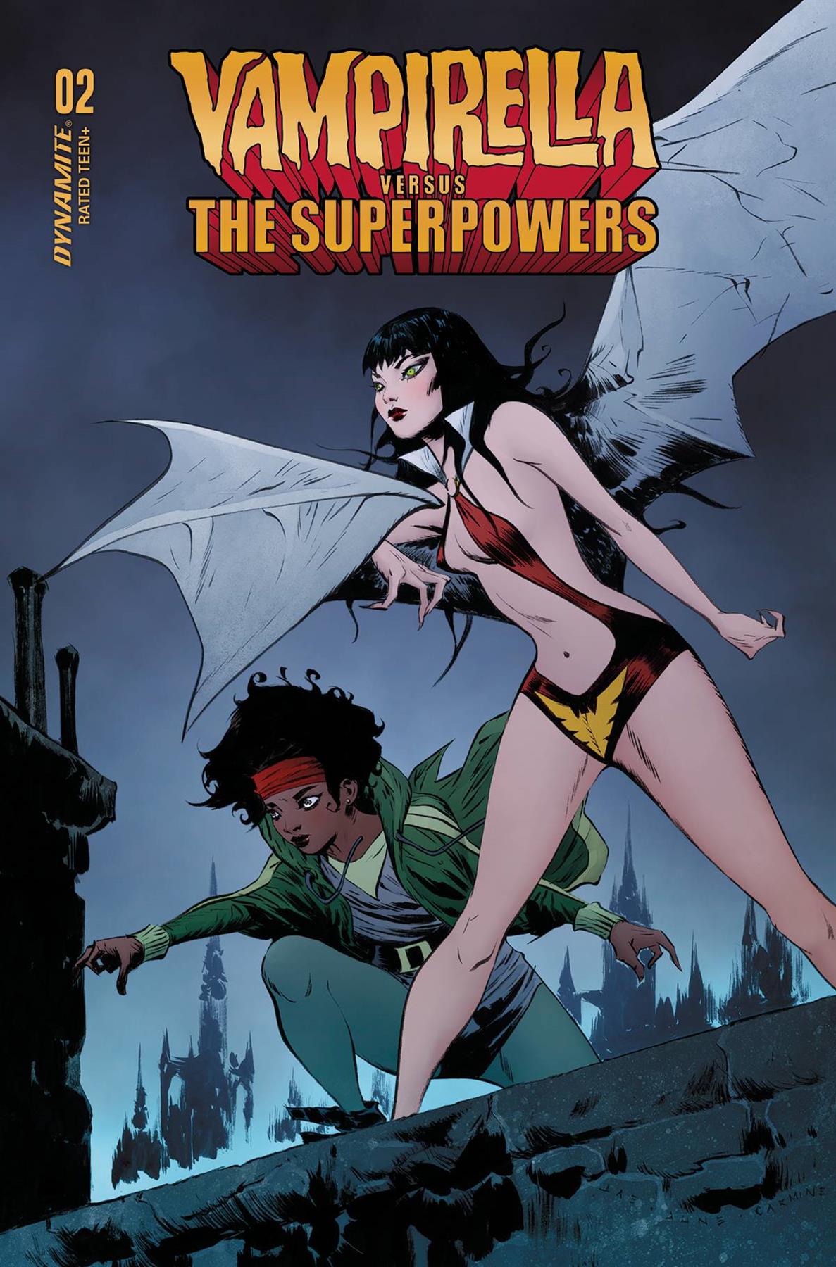 Vampirella Vs Superpowers #2 Cvr A Lee Dynamite Comic Book