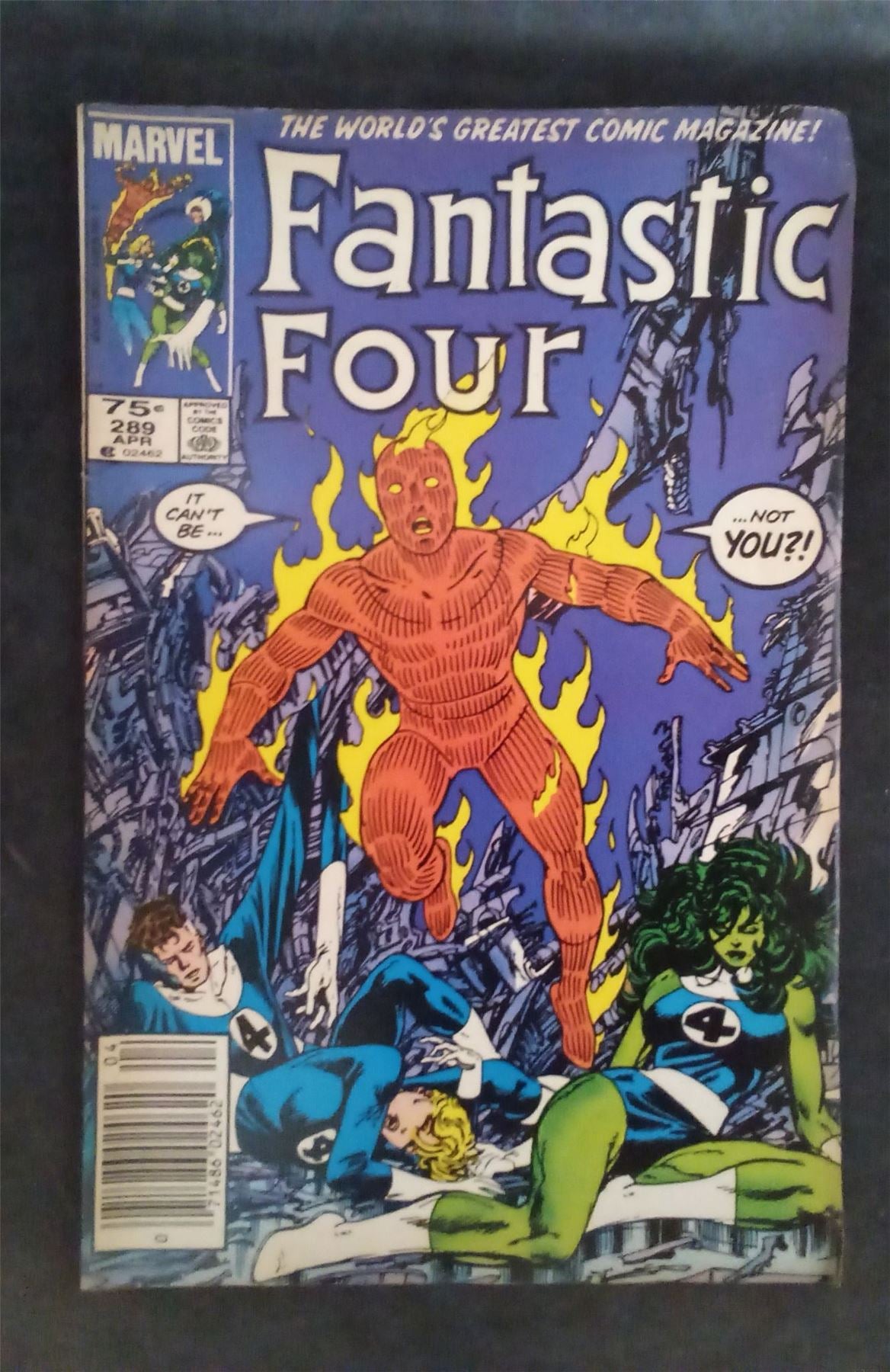 Fantastic Four #289 1986 marvel Comic Book