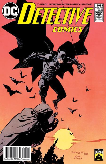 Detective Comics #1088 Cvr D Chris Samnee Batman 85th Anniversary Card Stock Var DC Comics Comic Book