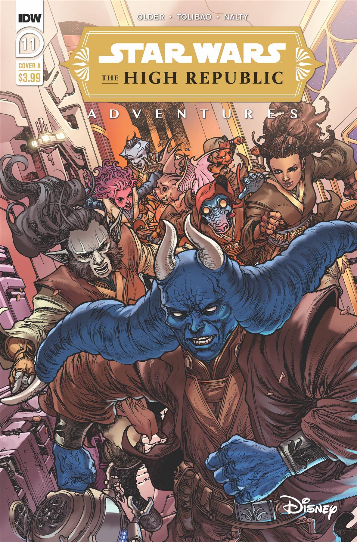 Star Wars High Republic Adventures #11 Cvr A Tolibao (c: 1-0 Idw Publishing Comic Book