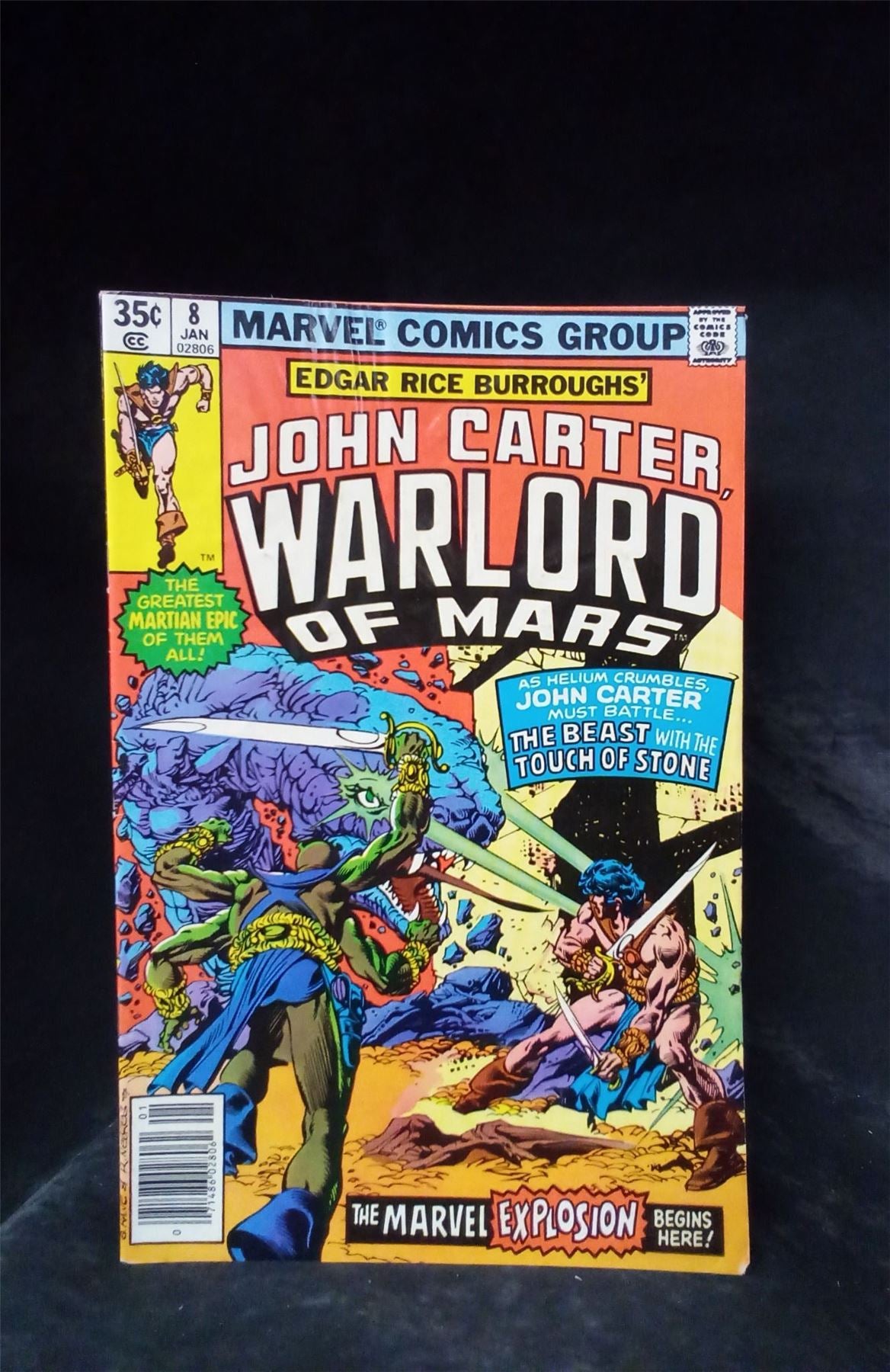 John Carter Warlord of Mars #8 1978 Marvel Comic Book