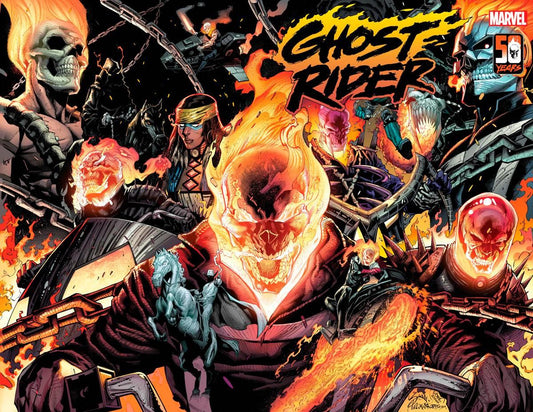 Ghost Rider #1 Stegman Wraparound Var (Stegman Wraparound Var) Marvel Prh Comic Book 2022