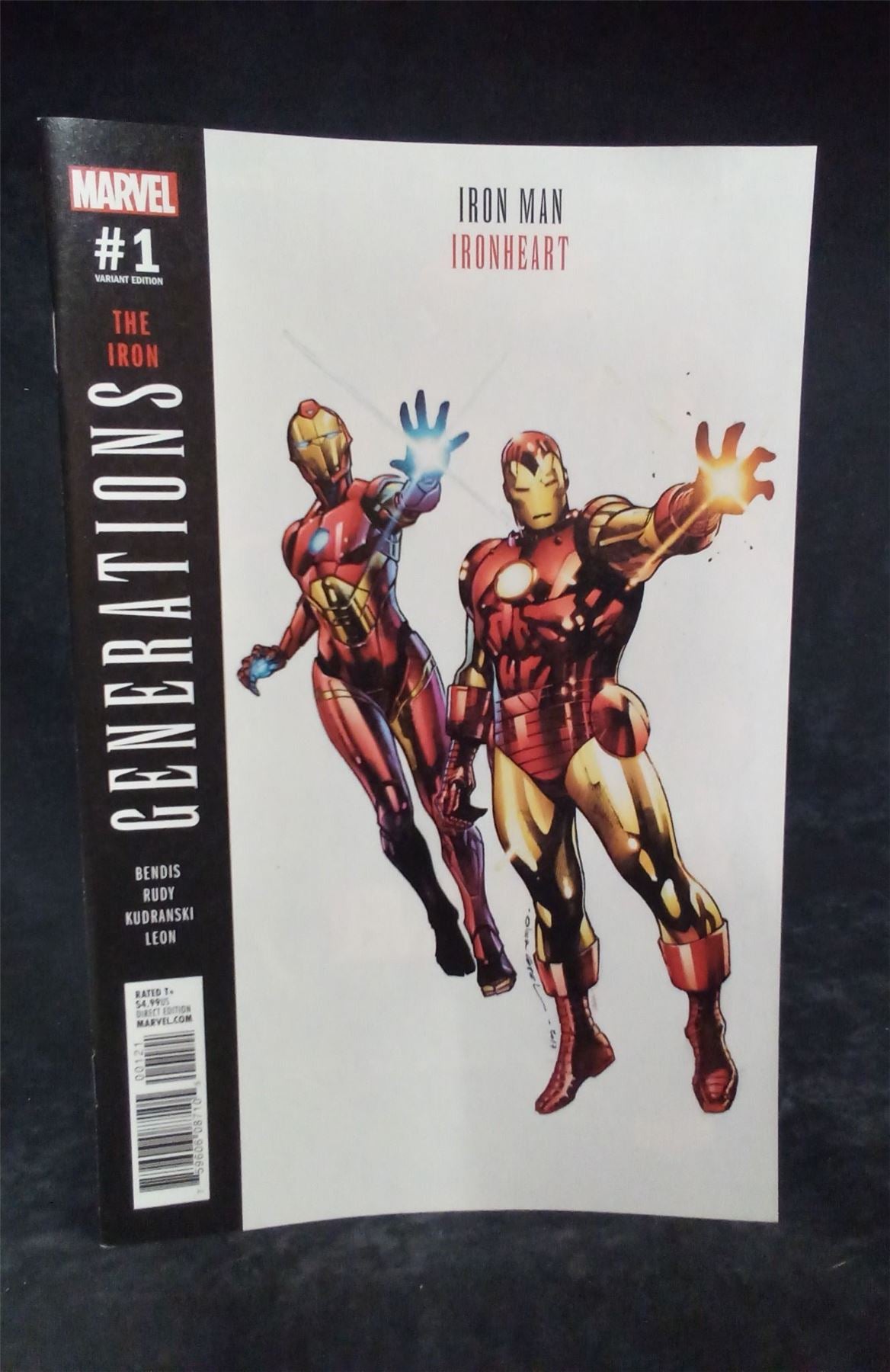 Generations: Iron Man & Ironheart Coipel Cover 2017 Marvel Comics Comic Book