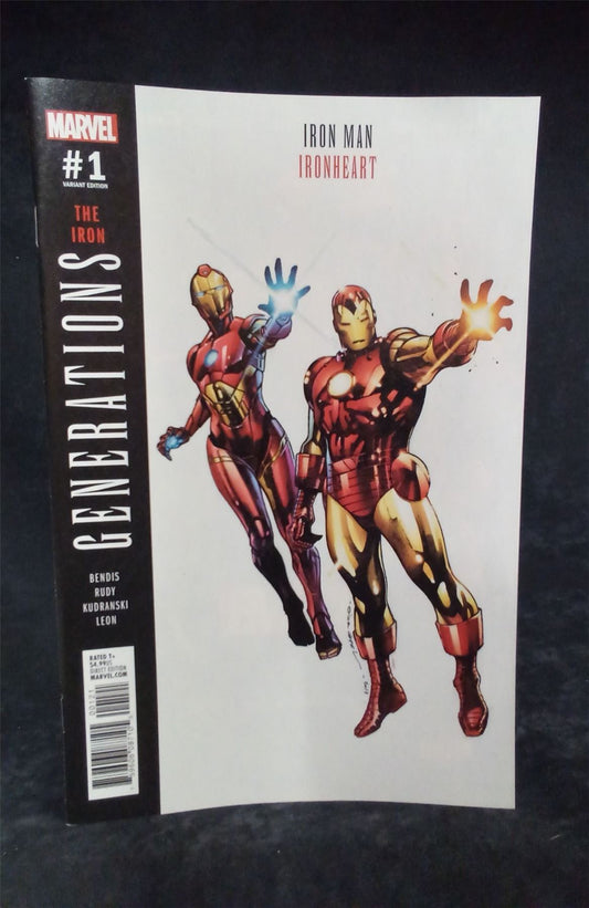 Generations: Iron Man & Ironheart Coipel Cover 2017 Marvel Comics Comic Book