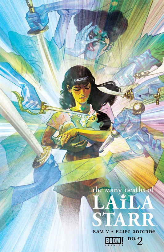 Many Deaths Of Laila Starr #2 (of 5) Cvr B Del Mundo Foil Boom! Studios Comic Book