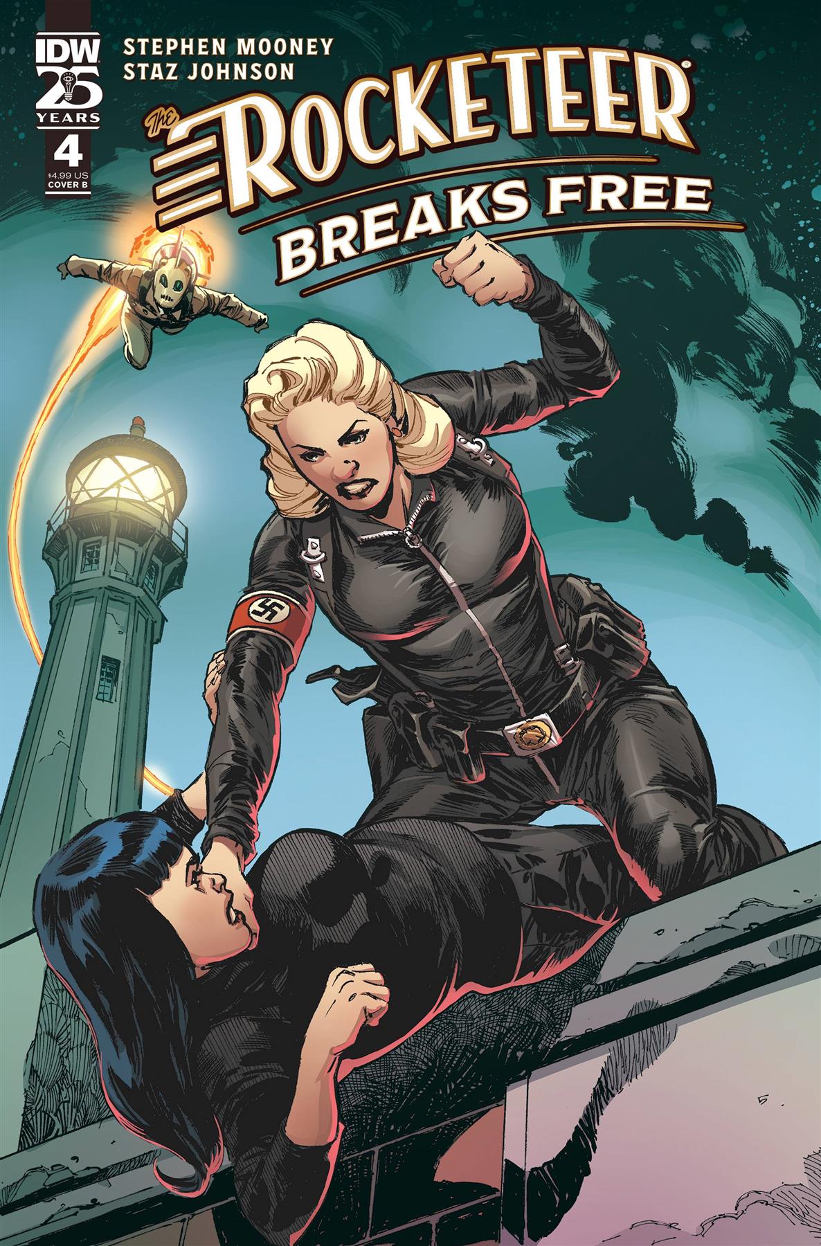 Rocketeer Breaks Free #4 Cvr B Johnson Cvr B Johnson Idw-prh Comic Book 2024