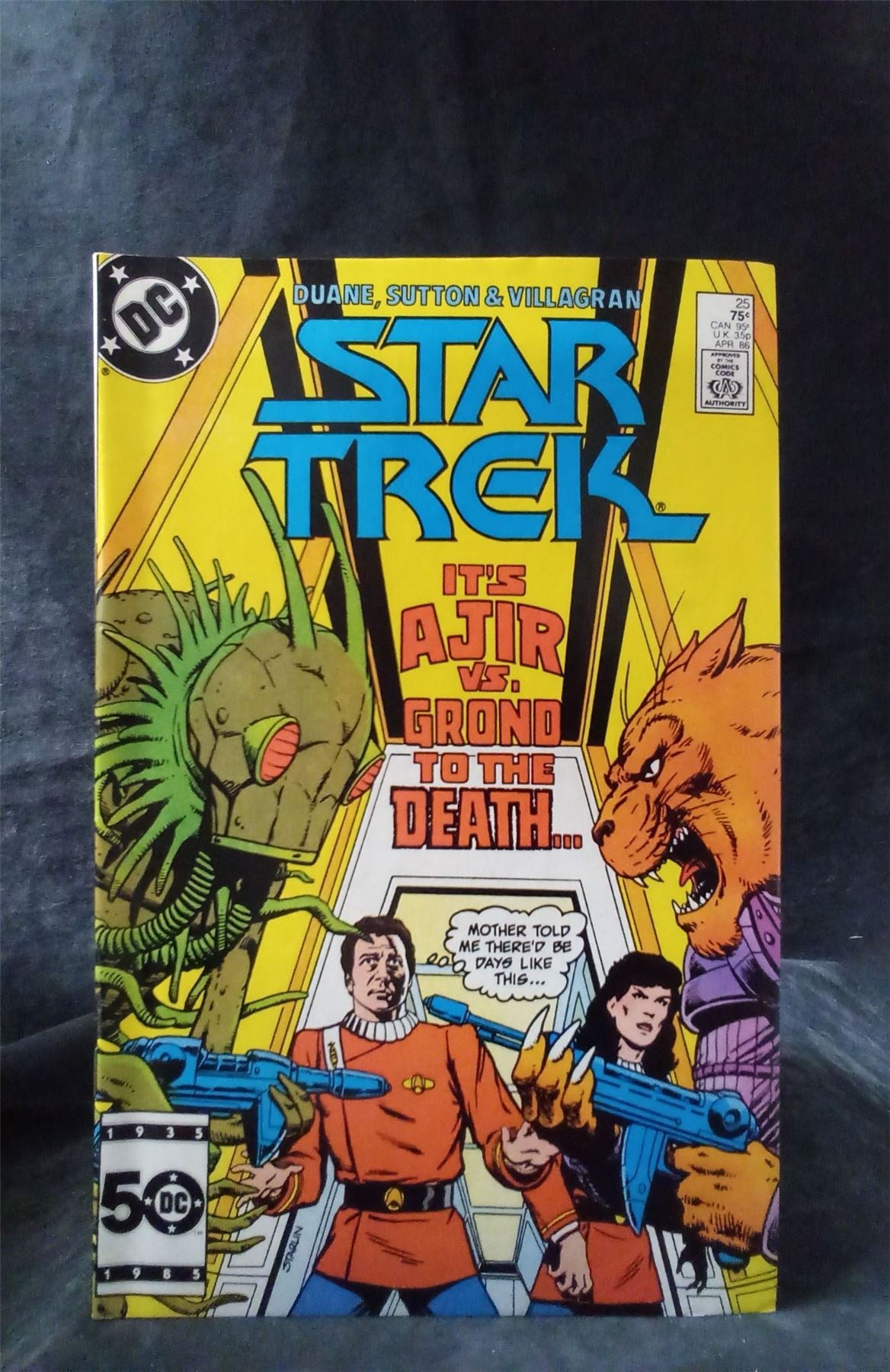 Star Trek #25 1986 DC Comics Comic Book