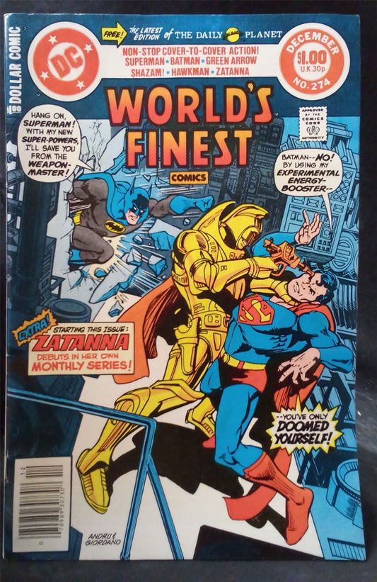 World's Finest Comics #274 1981 DC Comics Comic Book