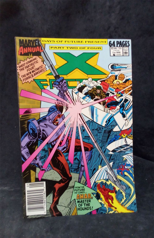 X-Factor Annual #5 Newsstand Edition 1990 Marvel Comics Comic Book