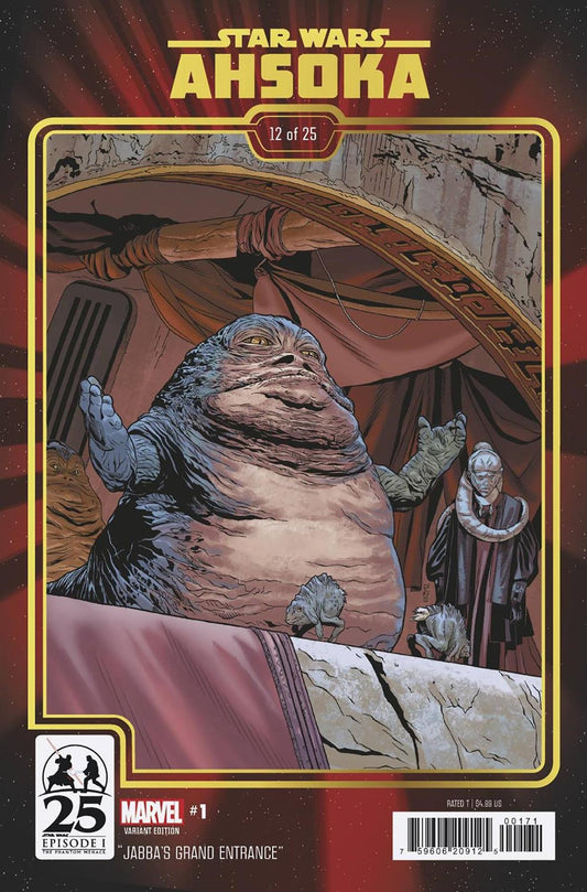 Star Wars Ahsoka #1 Sprouse Phantom Menace 25th Ann Var (Sprouse Phantom Menace 25th Ann Var) Marvel Prh Comic Book 2024