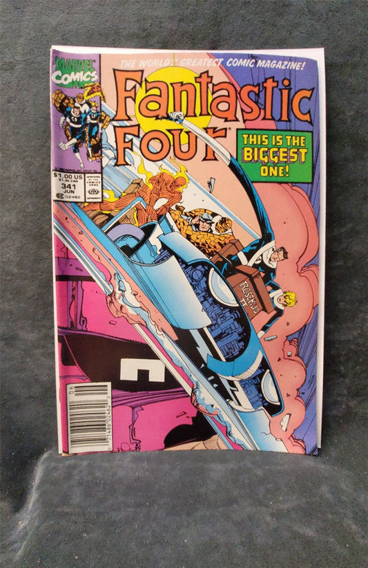 Fantastic Four #341 Direct Edition 1990 marvel Comic Book