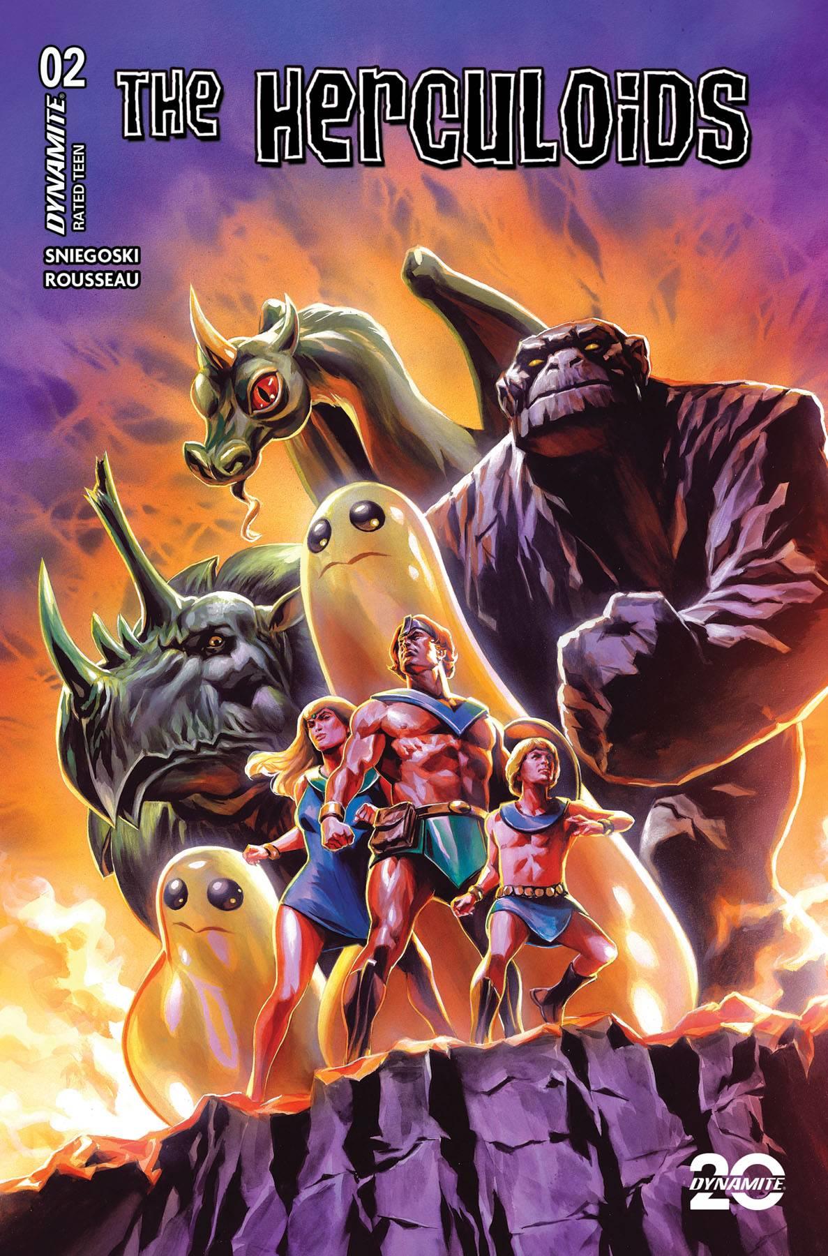 Herculoids #2 Cvr D Massafara Dynamite Comic Book