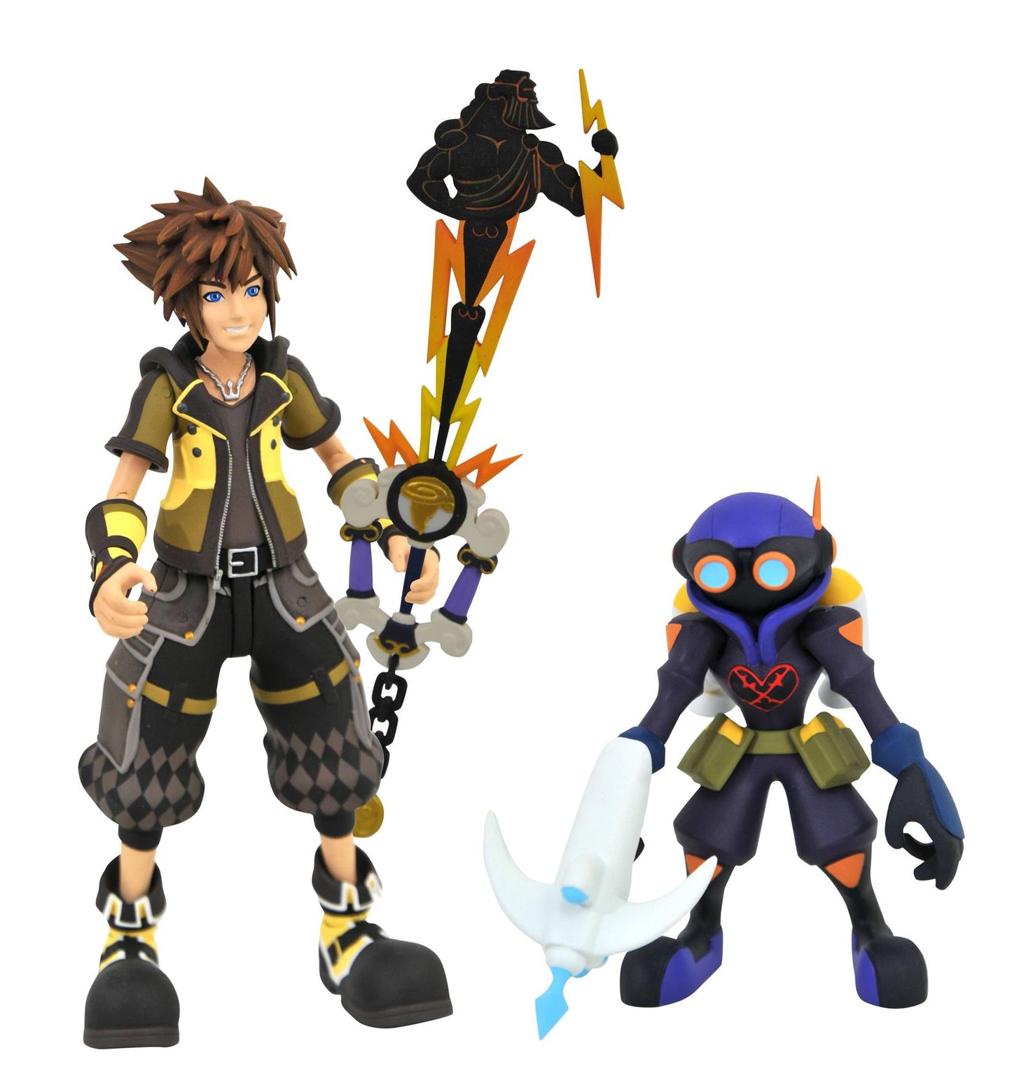 Kingdom Hearts 3 Guardian Form Sora (w/ Air Soldier) Diamond Select Action Figure
