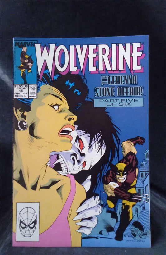 Wolverine #15 1989 Marvel Comics Comic Book