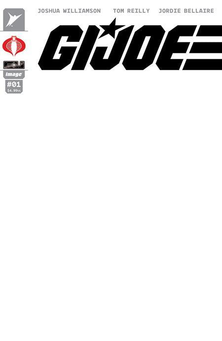 Gi Joe #1 Cvr O Blank Sketch Cobra Var Image Comics Comic Book