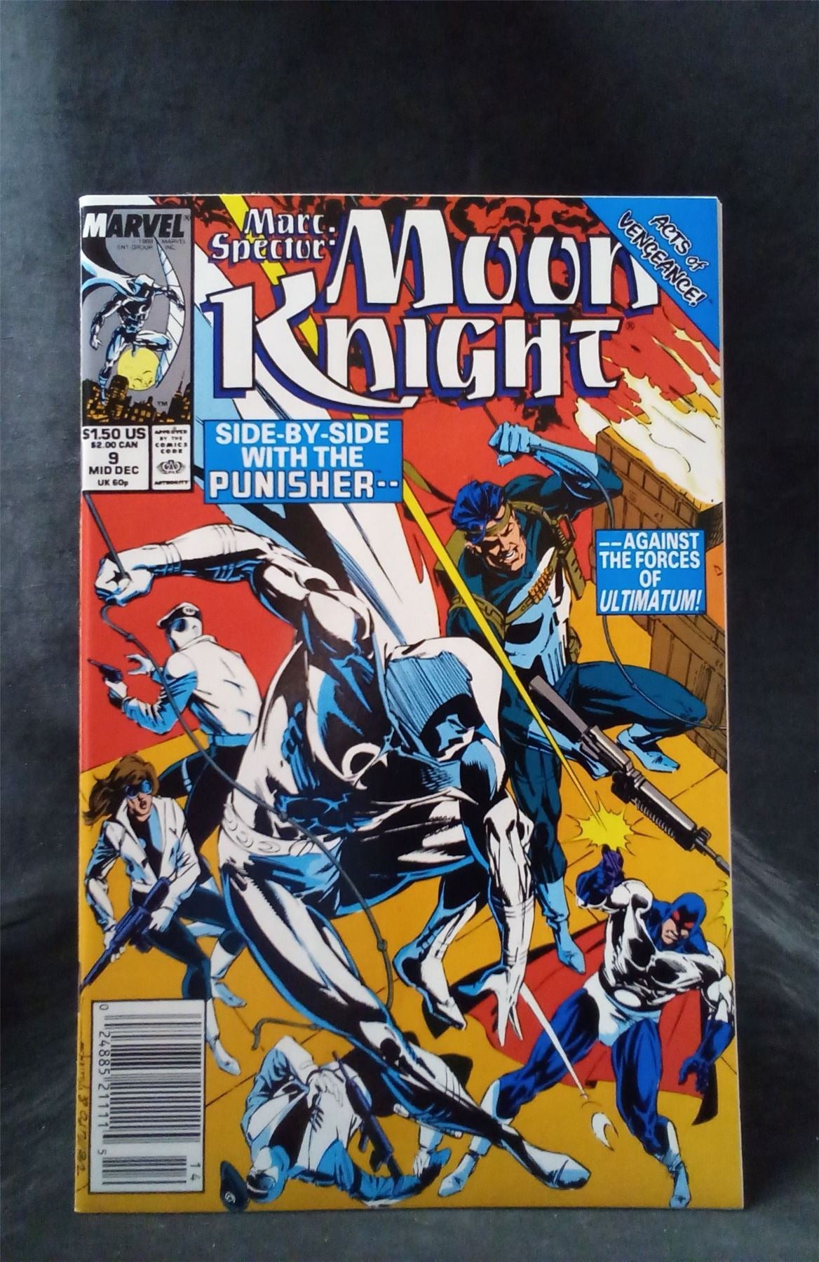 Marc Spector: Moon Knight #9 1989 Marvel Comics Comic Book