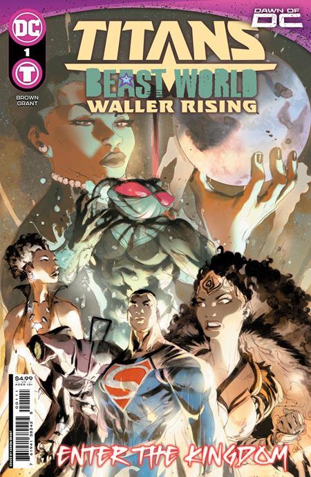 Titans Beast World Waller Rising #1 (one Shot) Cvr A Keron Grant DC Comics Comic Book